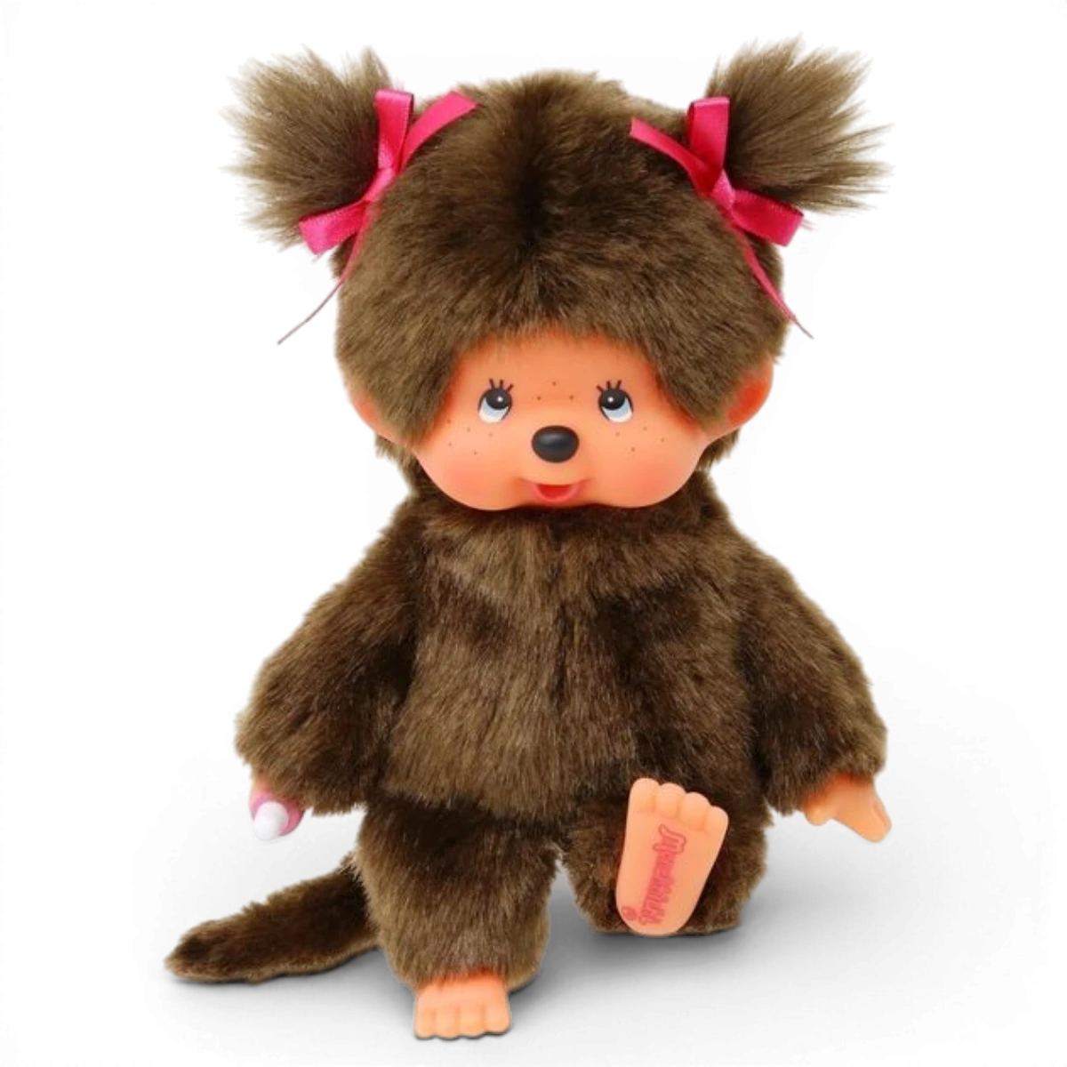 Peluche Monchhichi fille 20cm