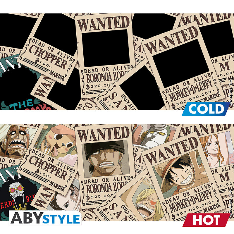 Mug thermo-réactif Wanted 460ml – One Piece