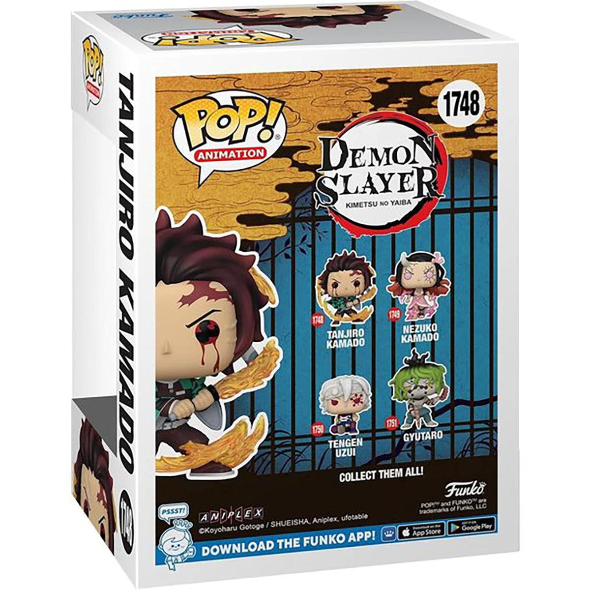 Figurine Tanjiro Kamado - Demon Slayer - Funko Pop! n°1748
