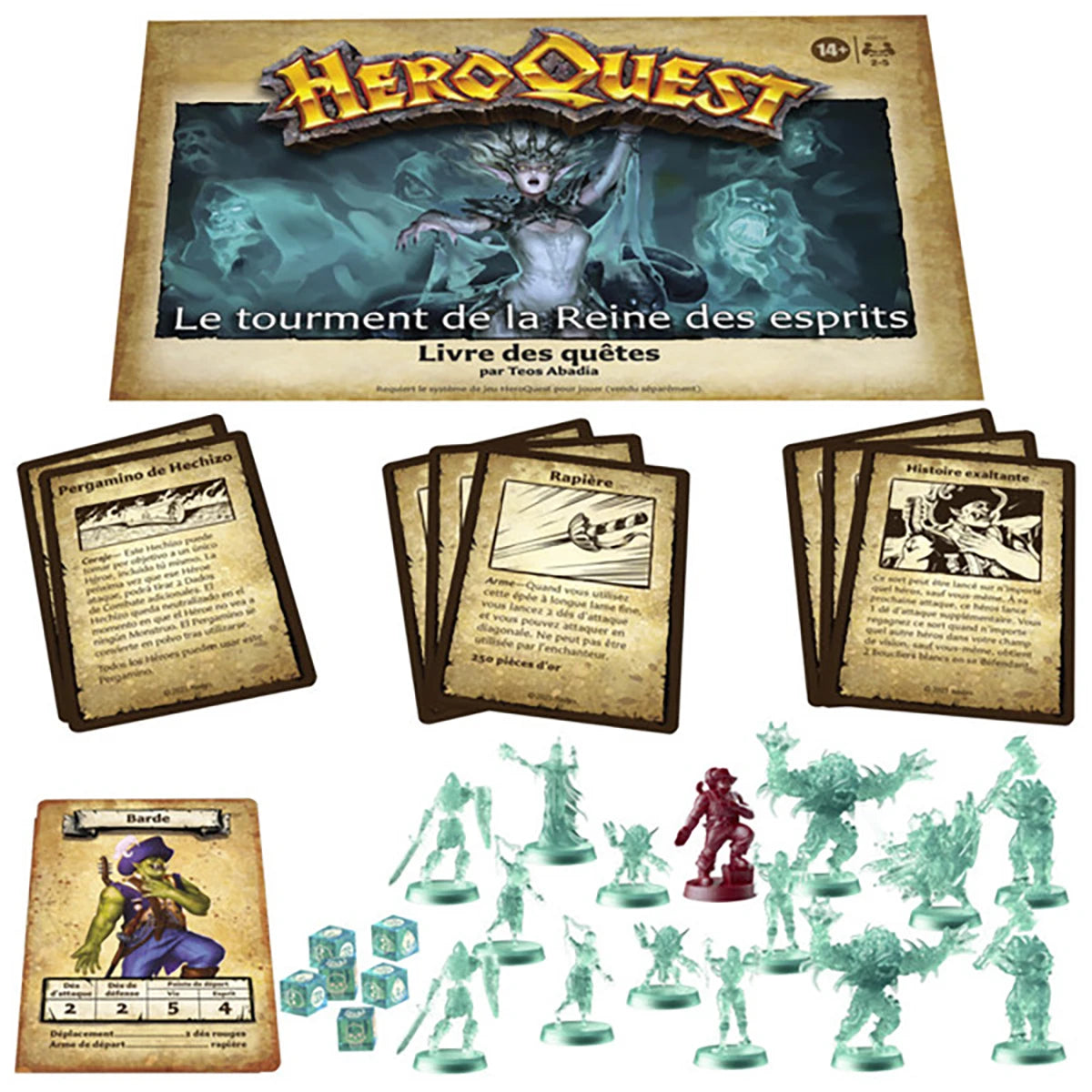 HeroQuest Reine des Esprits – Extension aventure et dungeon crawler