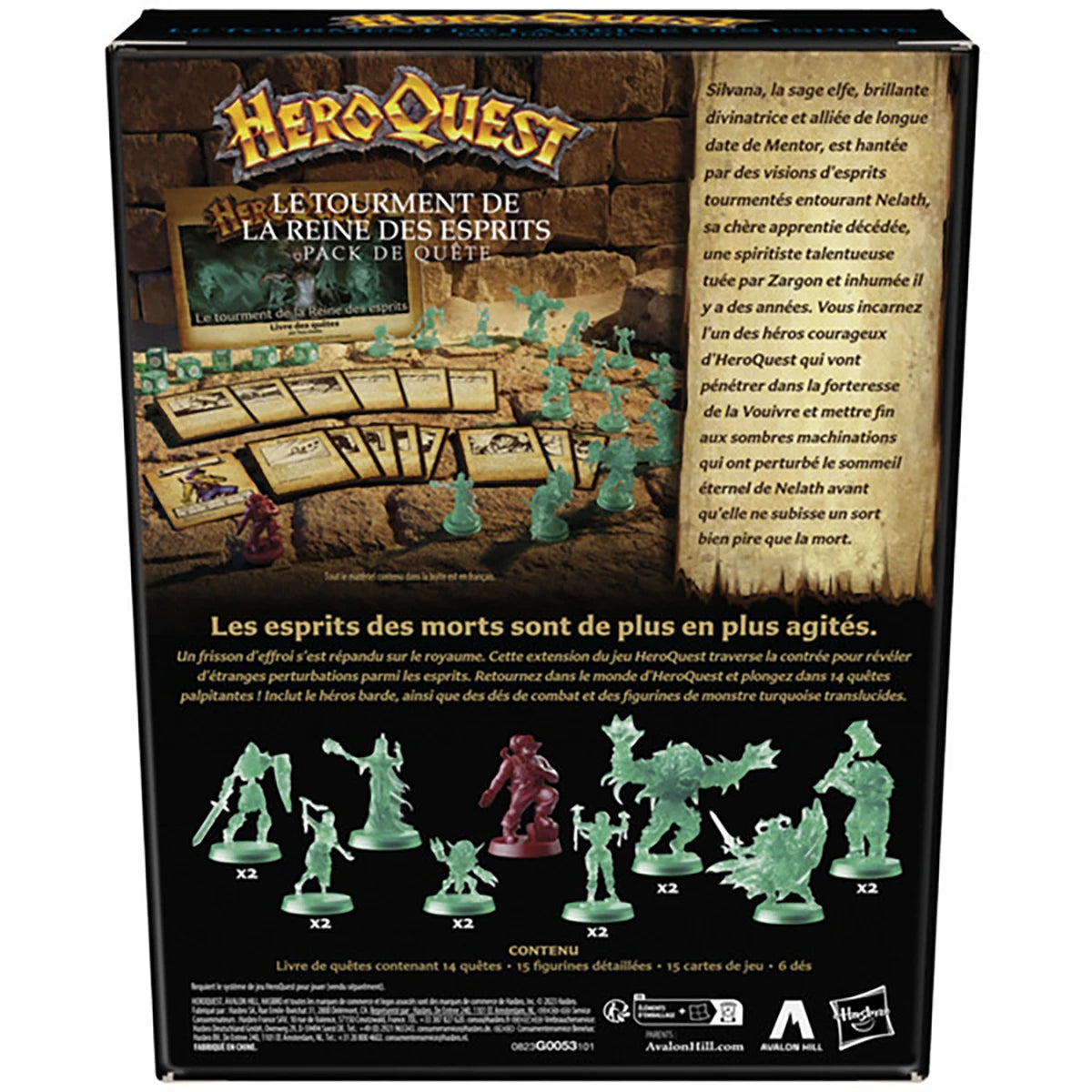 HeroQuest Reine des Esprits – Extension aventure et dungeon crawler