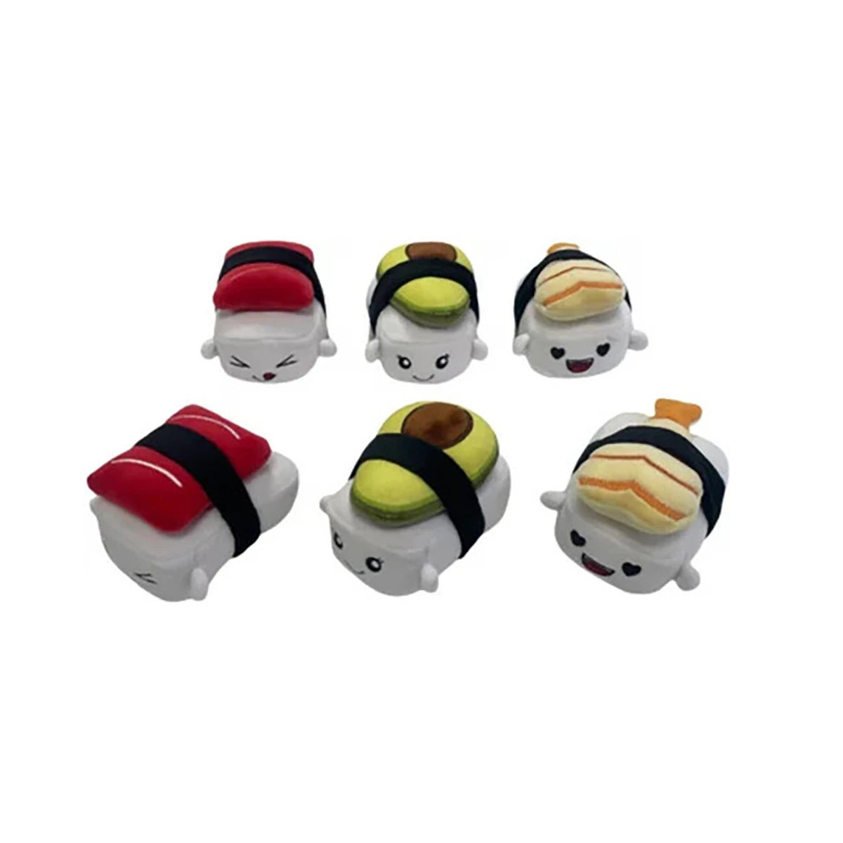 Coussin peluche Sushi avec minis peluches
