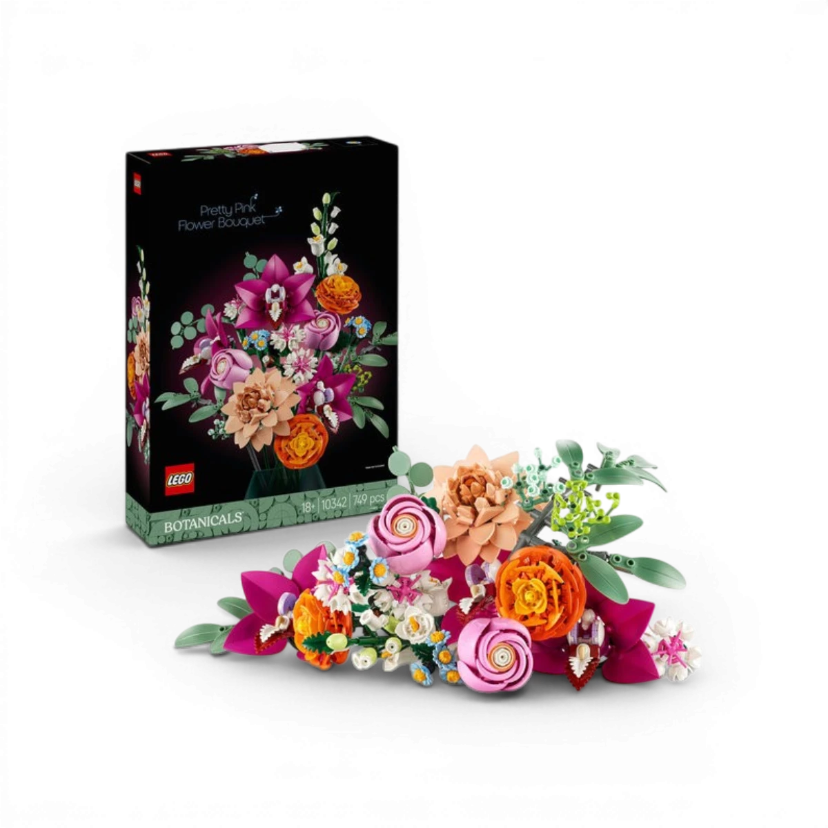 10342 - Le joli bouquet de fleurs roses - LEGO® Botanique