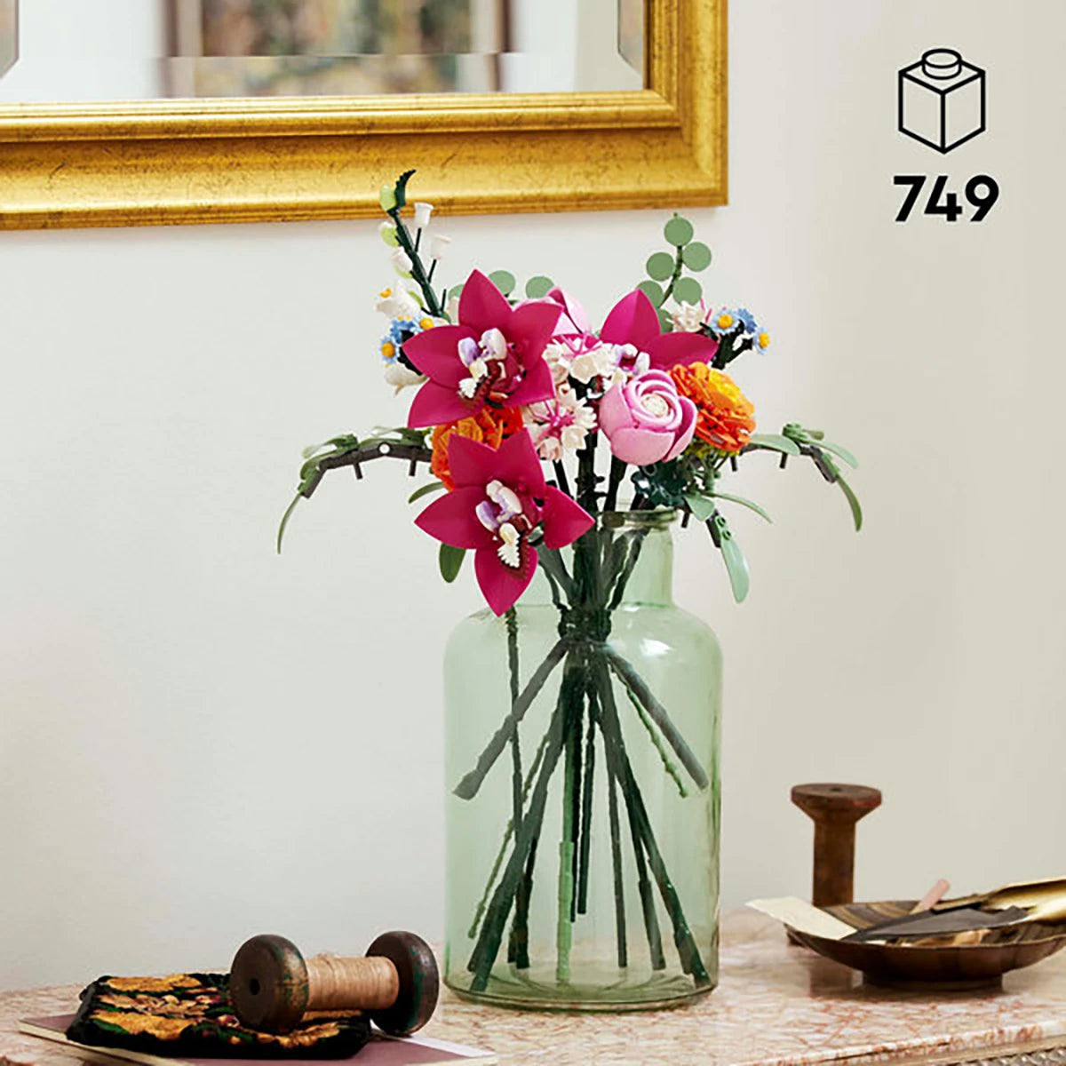 10342 - Le joli bouquet de fleurs roses - LEGO® Botanique