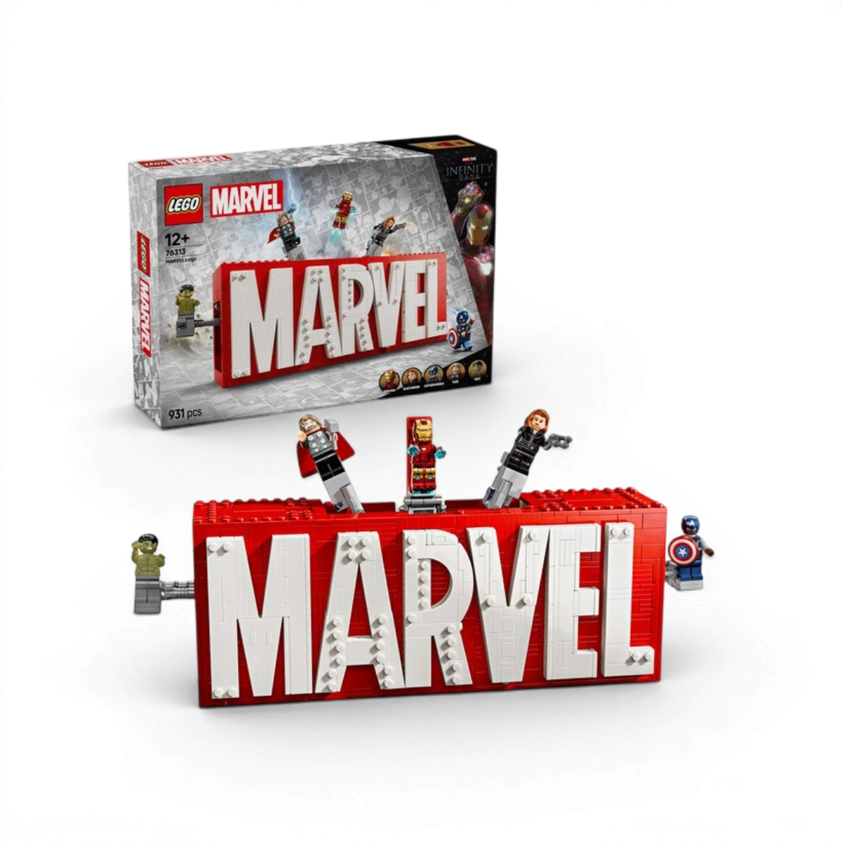 76313 - Logo MARVEL et ses super-héros - LEGO® Marvel