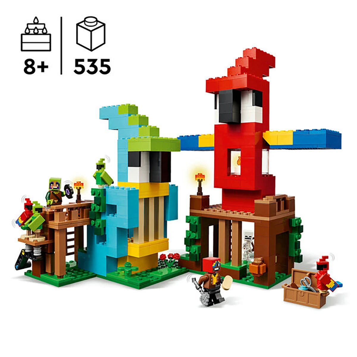 21282 - Les nichoirs des perroquets - LEGO® Minecraft