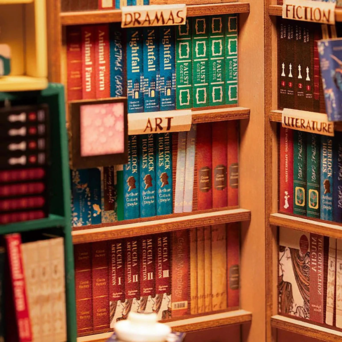 Librairie Shakespeare – Maquette diorama (194 pièces)