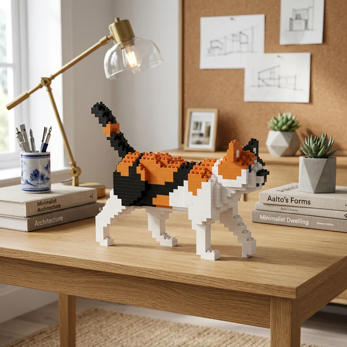 Mini Chat Calico – Jeu de construction – JEKCA