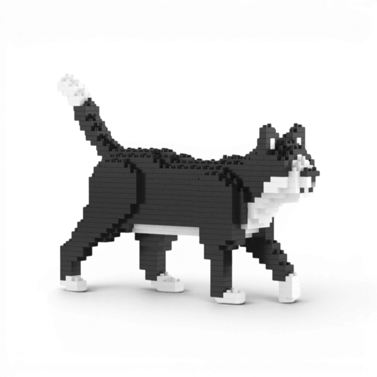 Mini Chat Tuxedo Noir – Jeu de construction – JEKCA