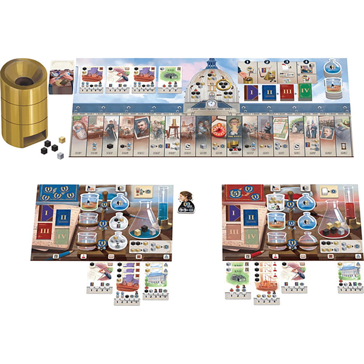 Marie Curie – Jeu de stratégie scientifique et gestion