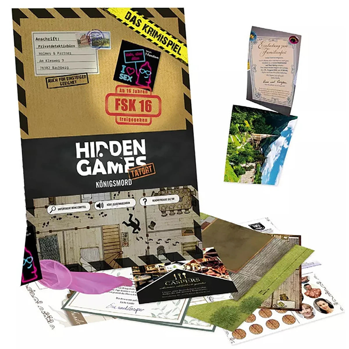 Hidden Games Le Roy est Mort – Jeu d’enquête et déduction coopératif