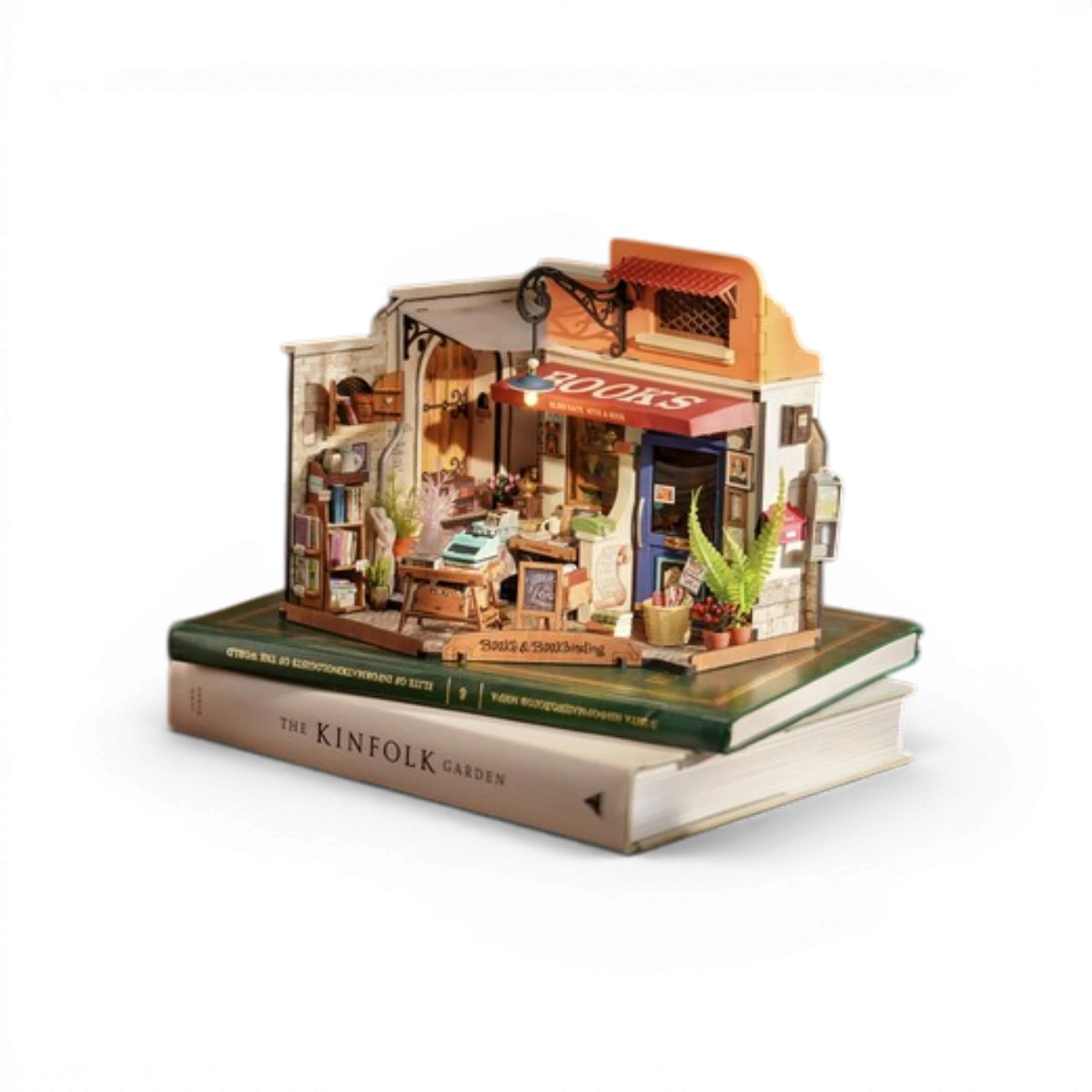 Maquette bois Librairie du coin 108 pièces – Kit DIY