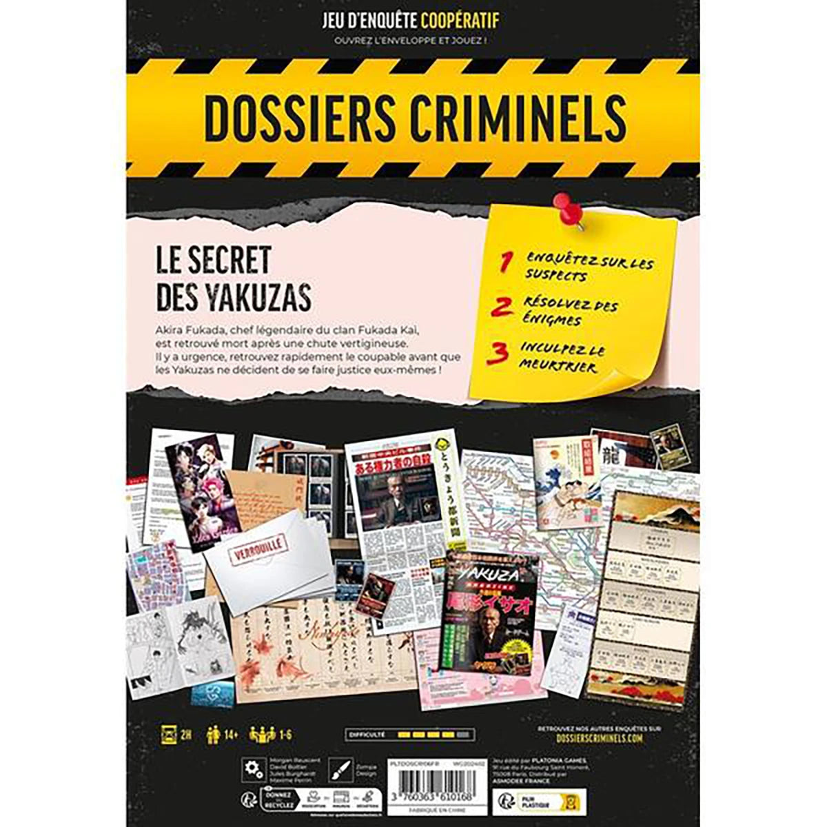 Dossiers Criminels Le Secret des Yakuzas – Jeu d’enquête suspense