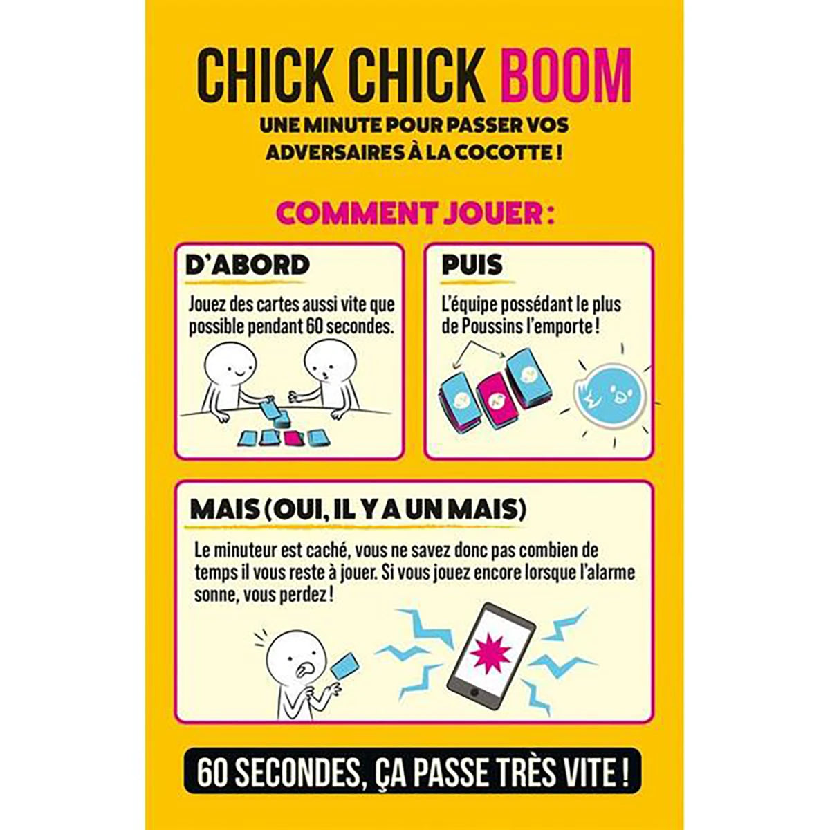 Chick Chick Boom – Jeu d’ambiance rapidité et stratégie