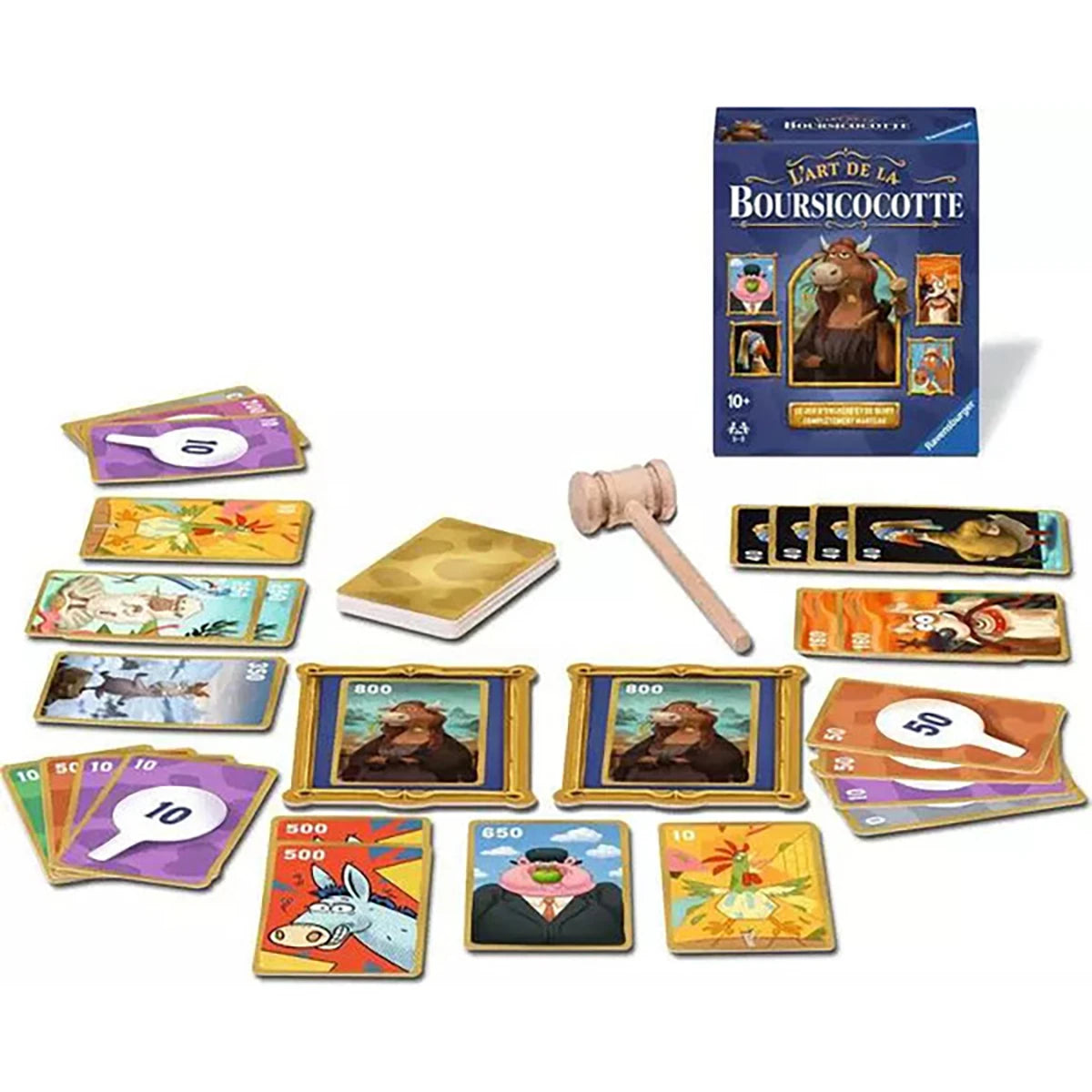 Art de la Boursicocotte – Jeu d’ambiance bluff et enchères