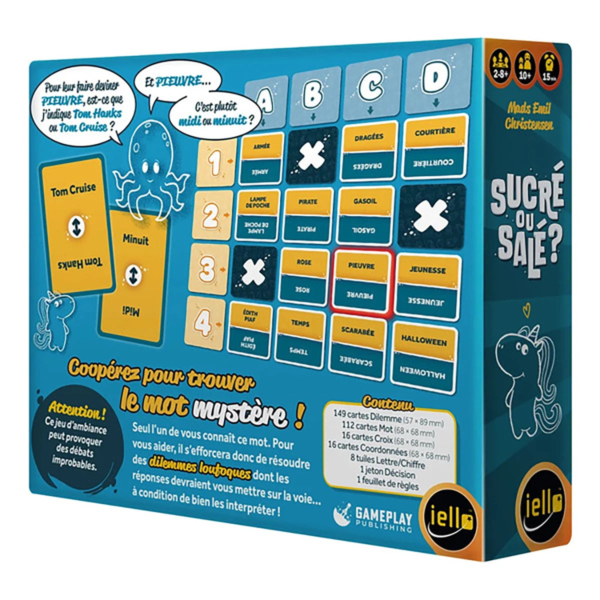Sucré ou Salé – Jeu d’ambiance déduction et communication