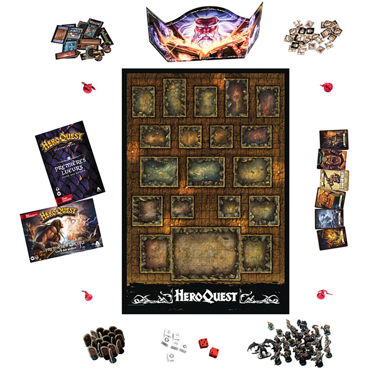 HeroQuest Premières Lueurs – Jeu d’aventure et stratégie