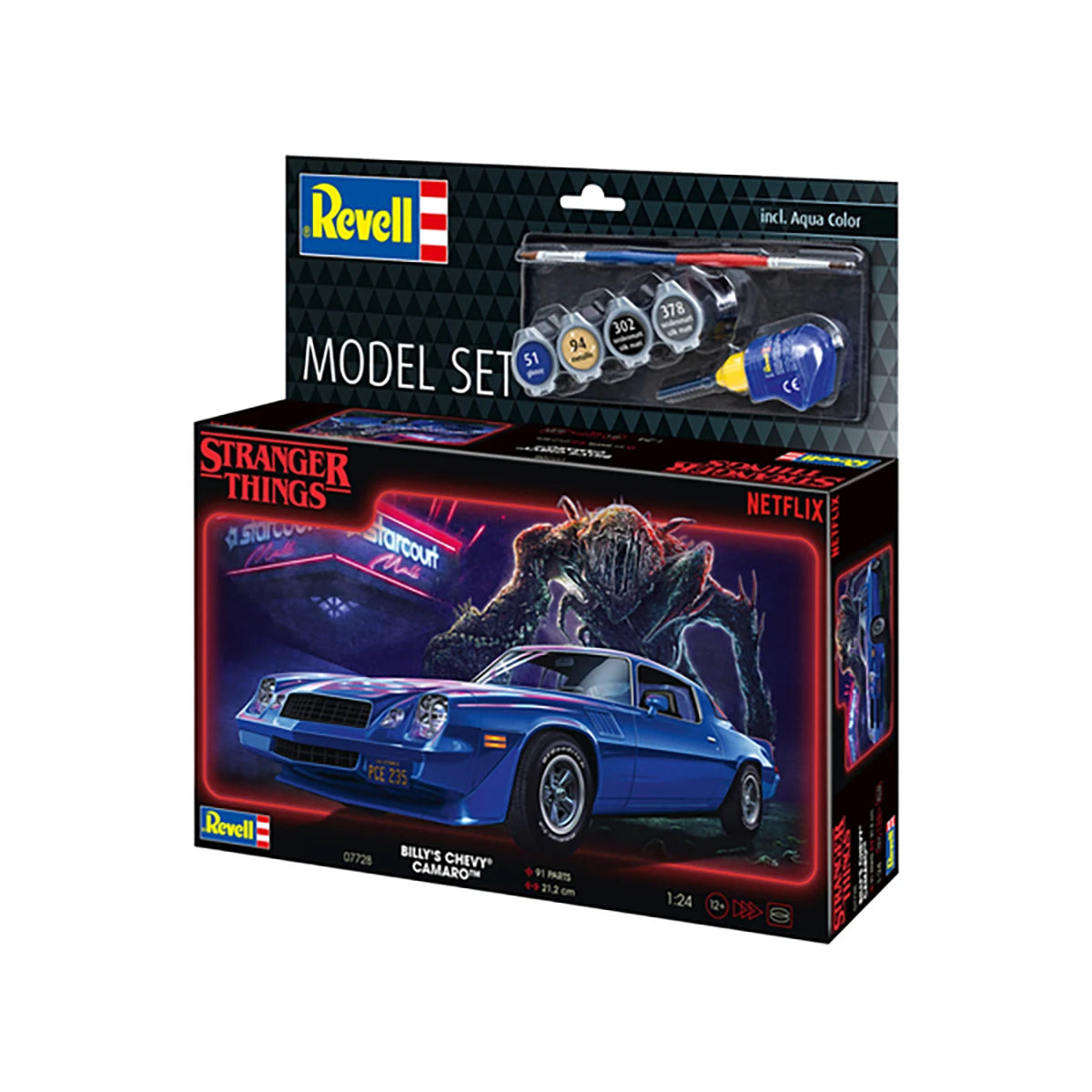 Maquette Chevy Camaro Z28 (1/24 – Stranger Things)