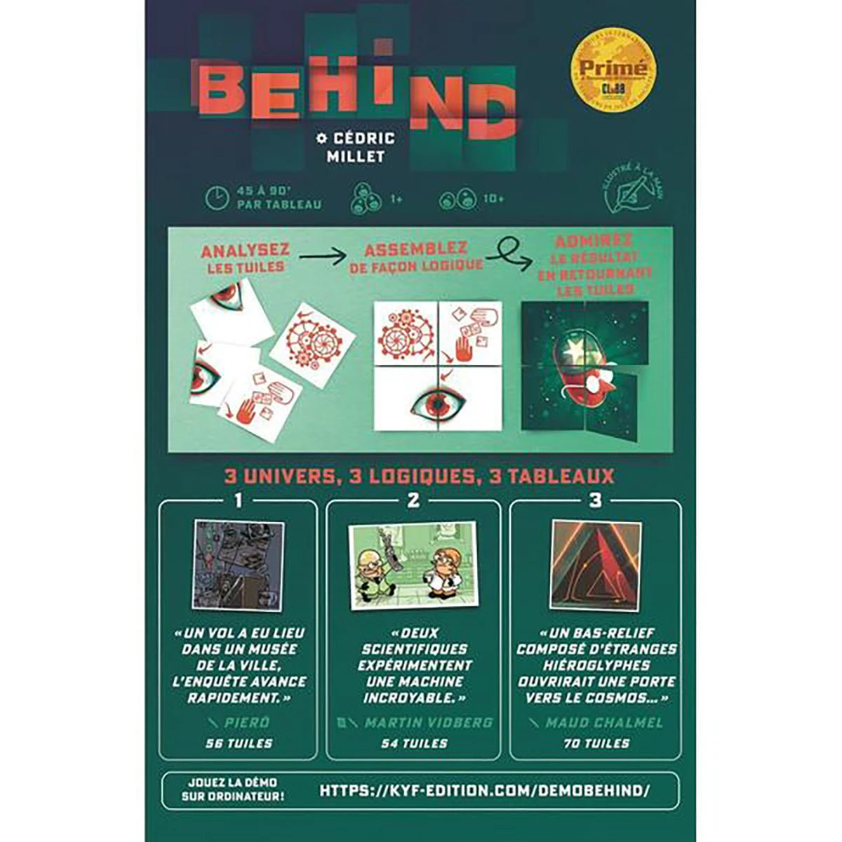 Behind – Jeu coopératif énigmes et réflexion