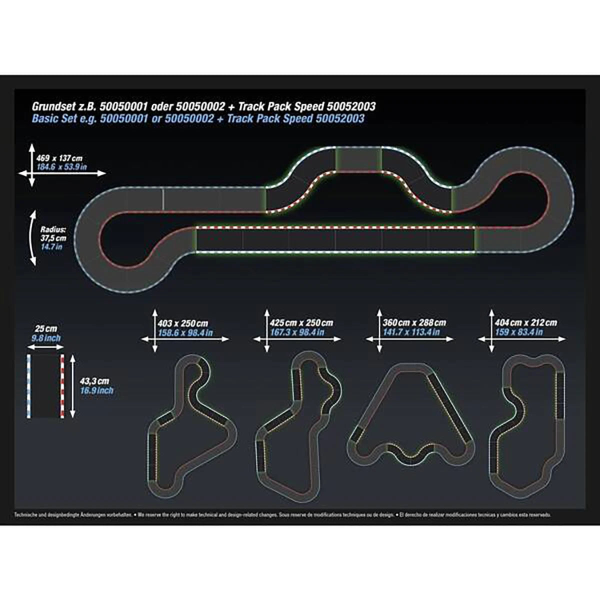 Extension circuit 417cm – Carrera Hybrid Track Pack