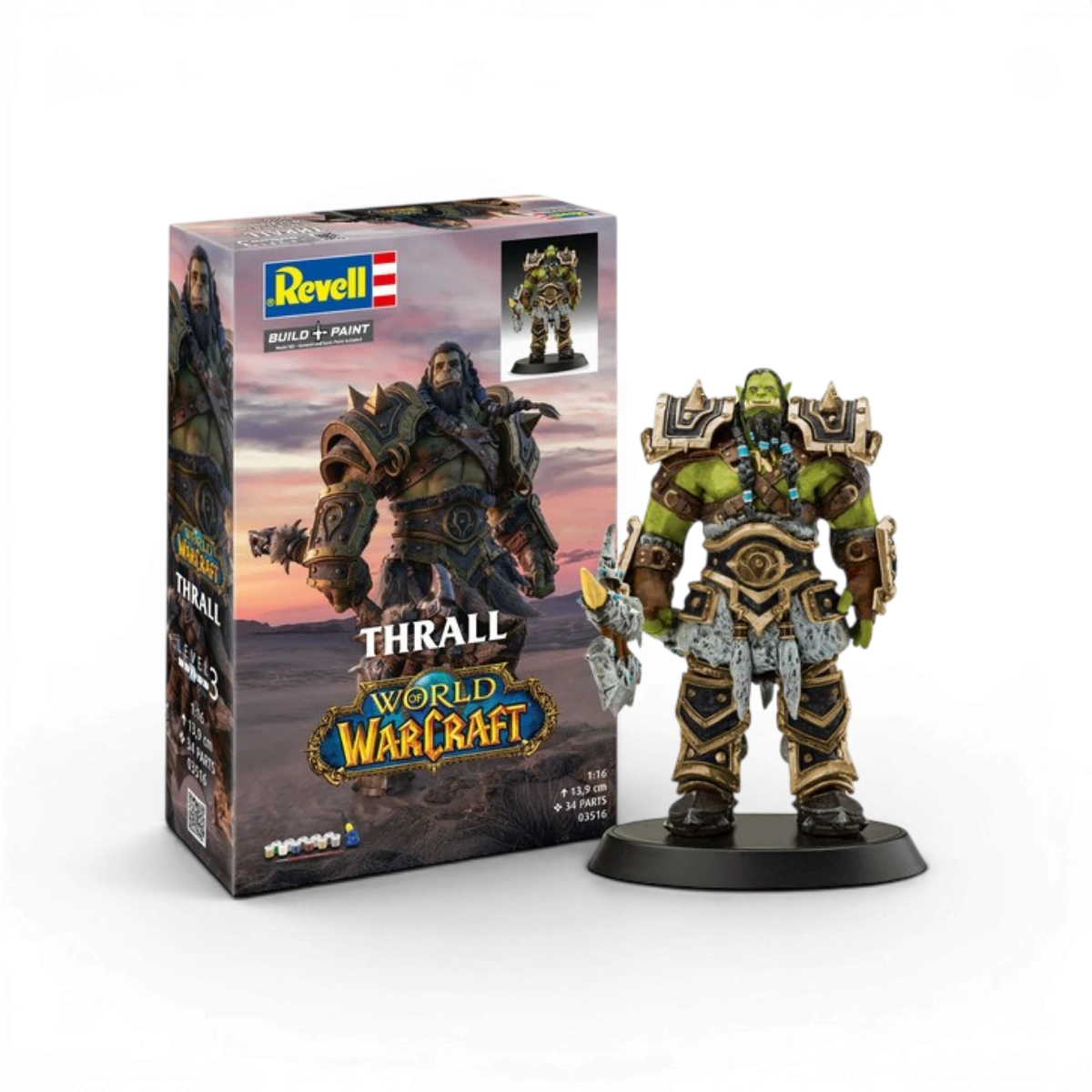 Maquette The Orc Thrall (55 pièces) – World of Warcraft Revell