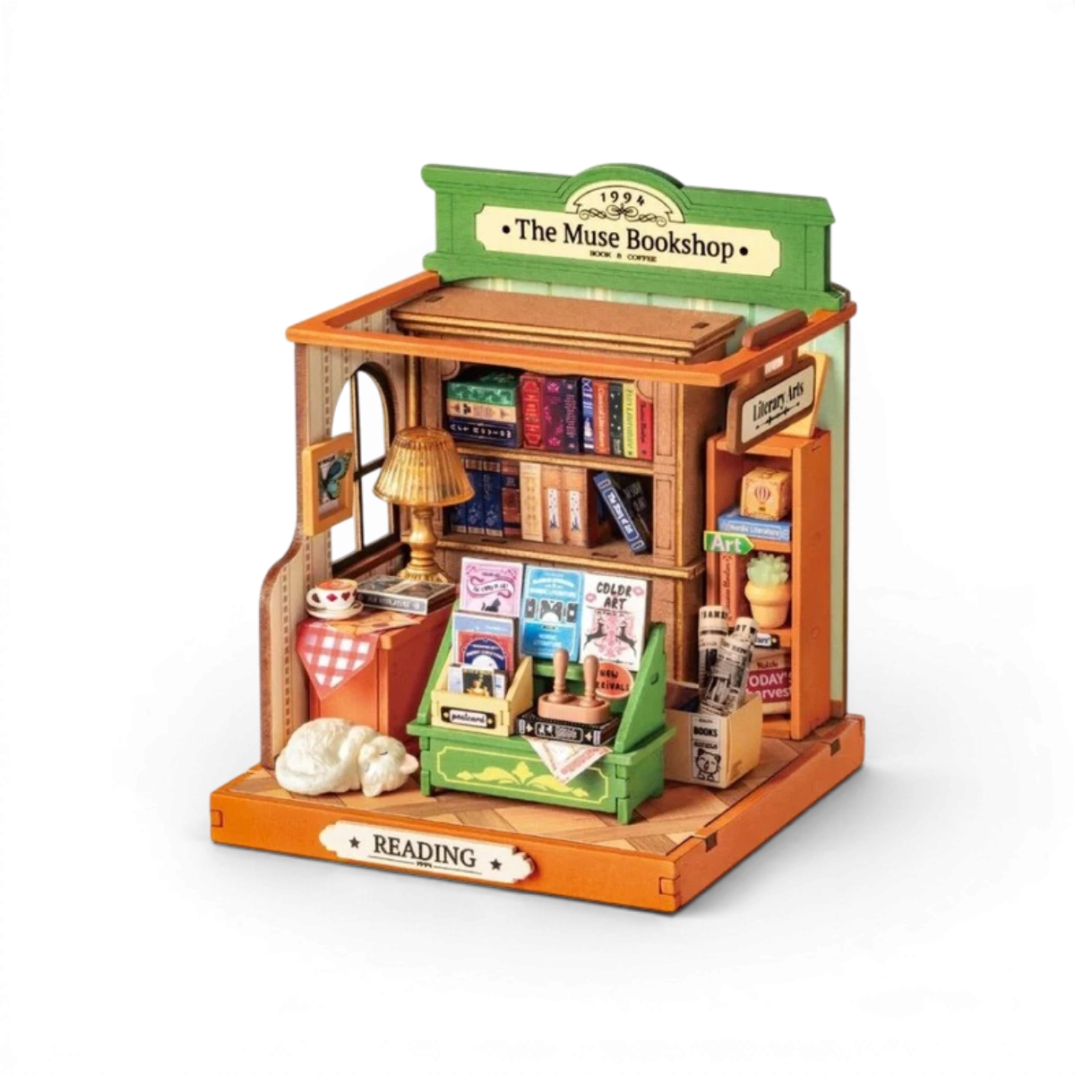 Librairie des Muses (68 pièces) – Maquette diorama