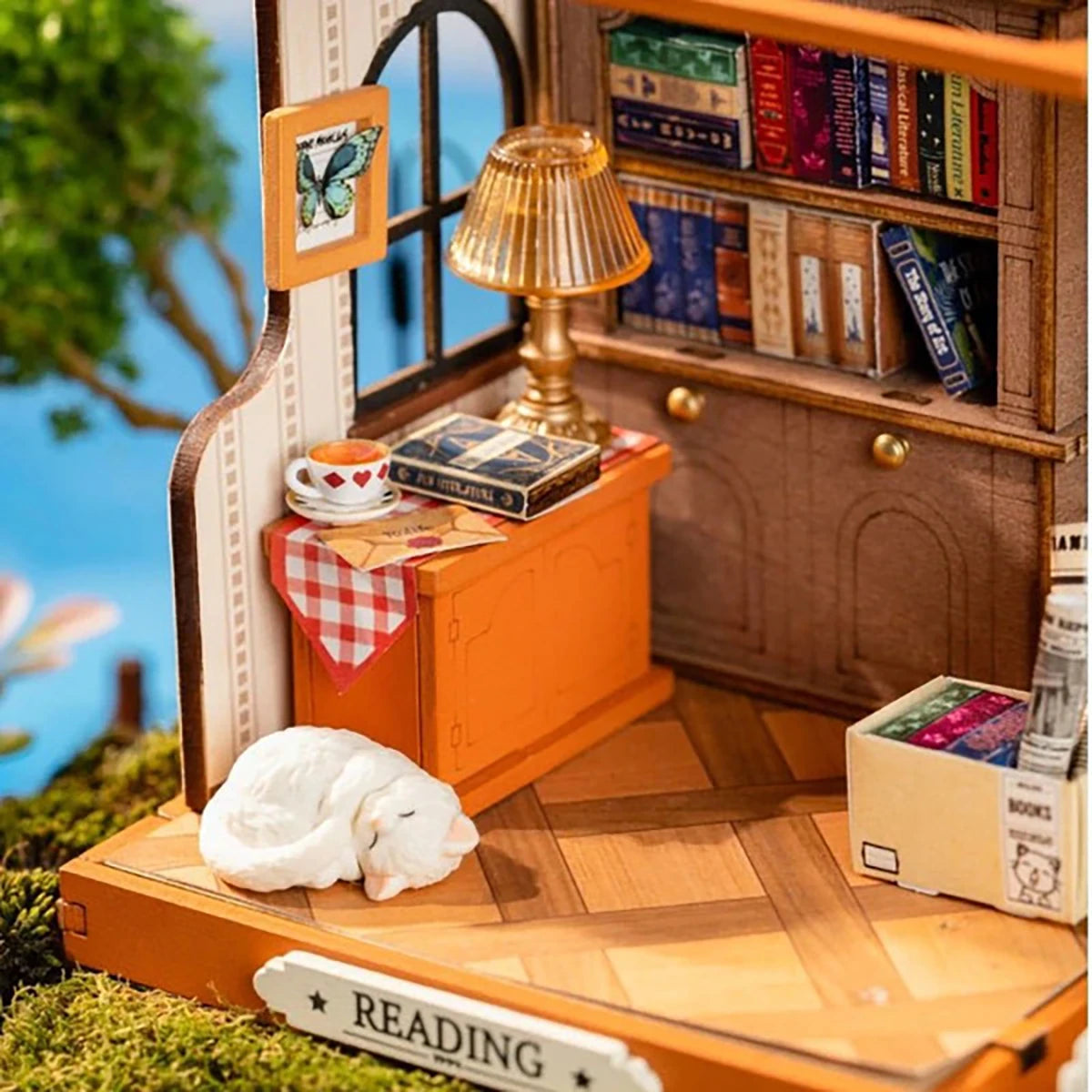 Librairie des Muses (68 pièces) – Maquette diorama