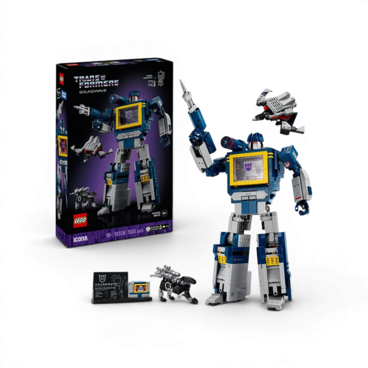 10358 - Transformers : Soundwave - LEGO® Icons