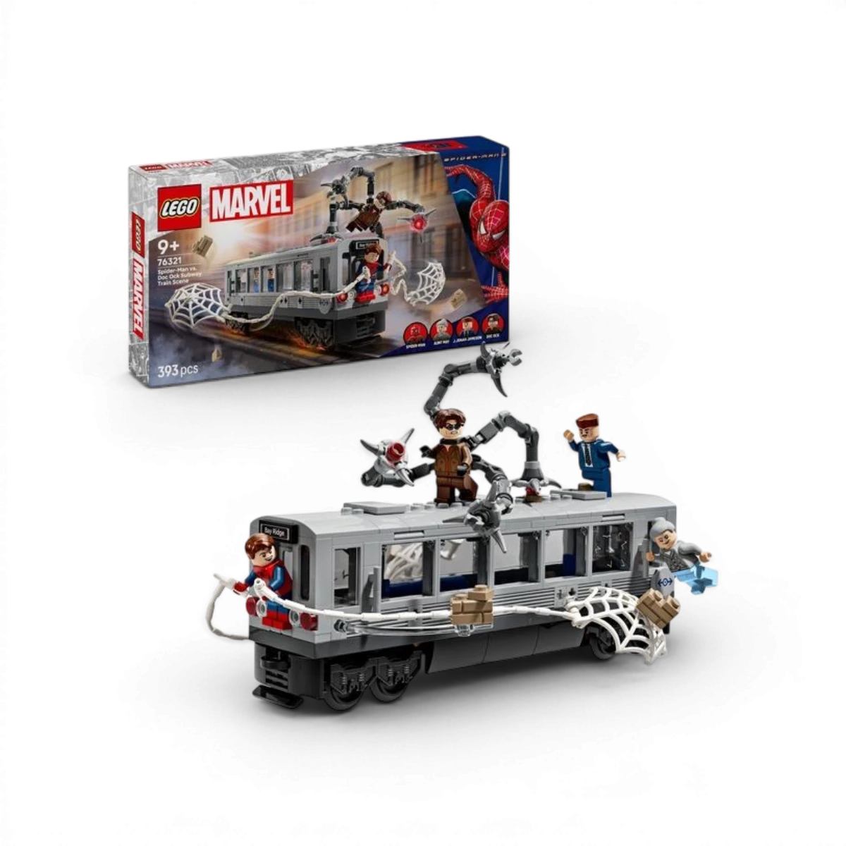 76321 - La scène du train de Spider-Man et Docteur Octopus - LEGO® Marvel