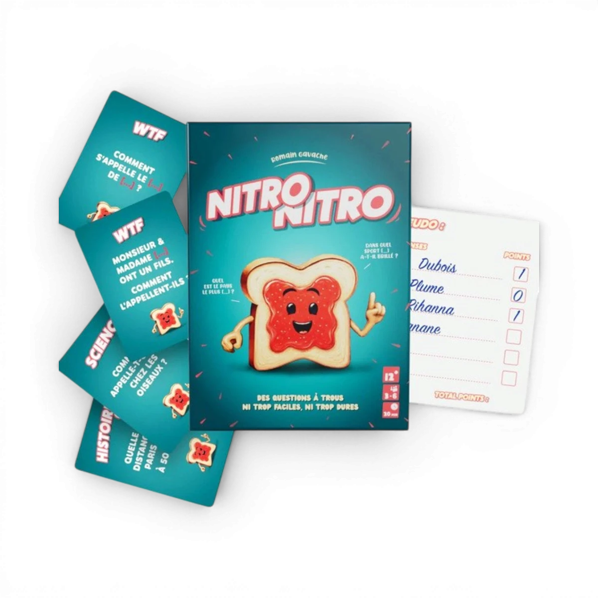 Nitro Nitro – Jeu d’ambiance quiz et bluff