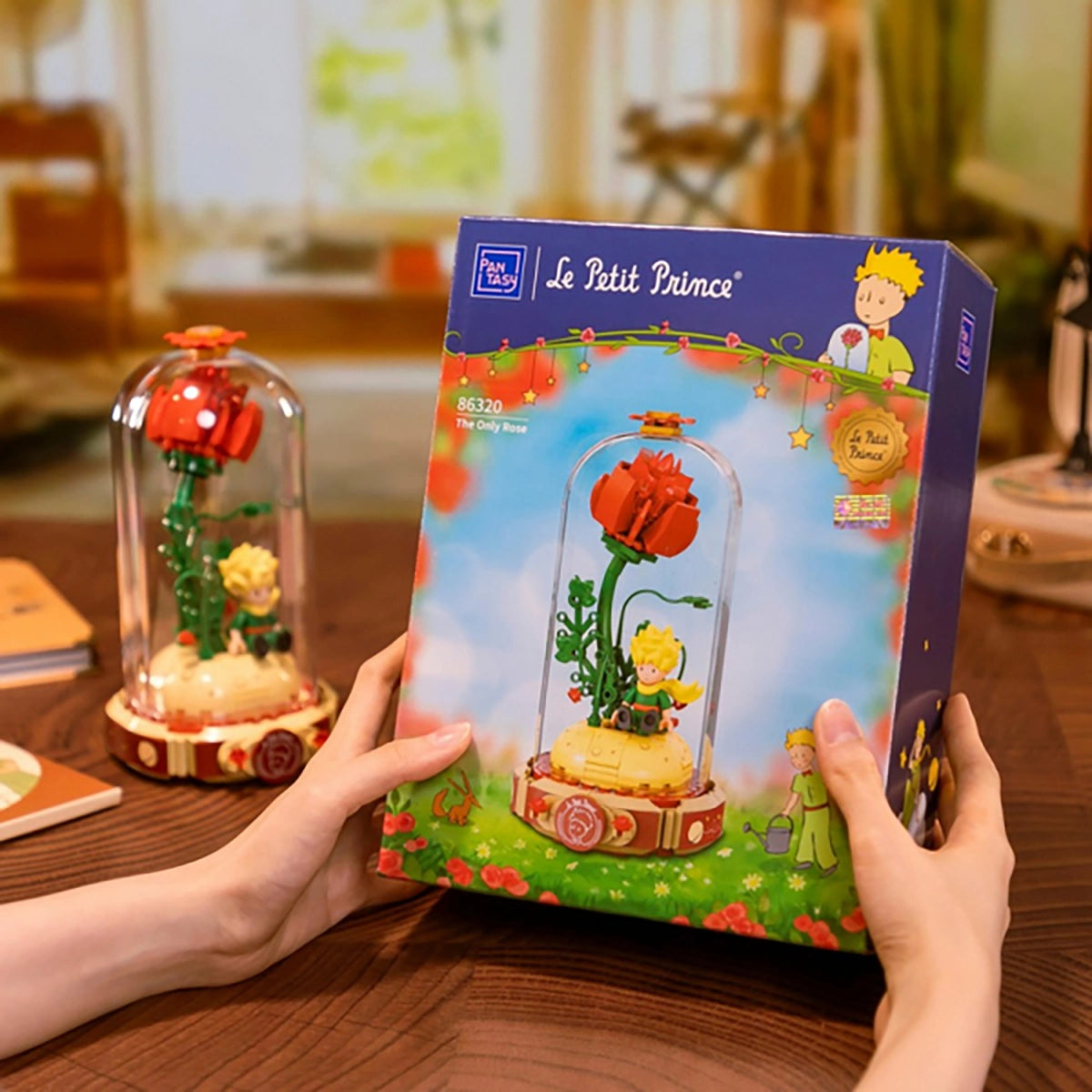 Figurine Le Petit Prince avec la rose - Pantasy à construire