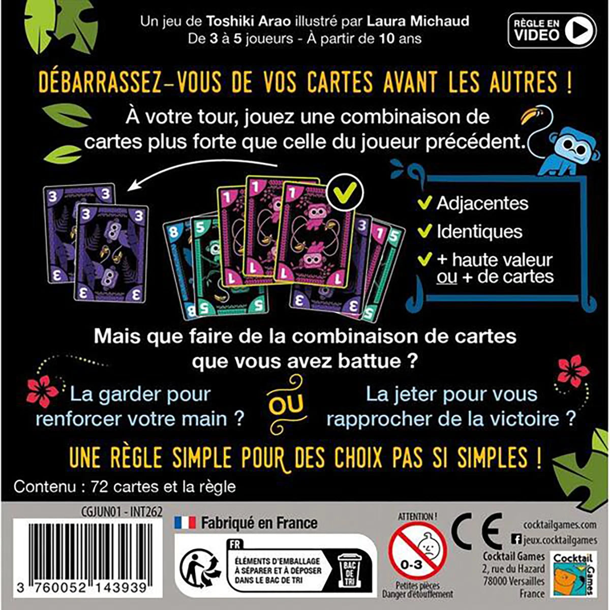 Jungo – Jeu de cartes stratégie et combinaison