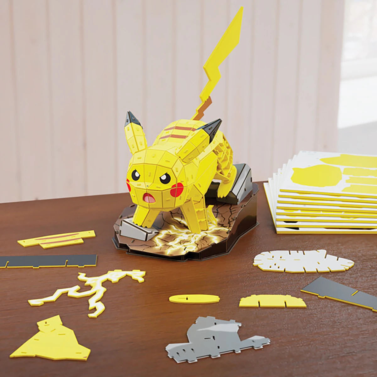 Puzzle 3D Pikachu – Pokémon 4D Build
