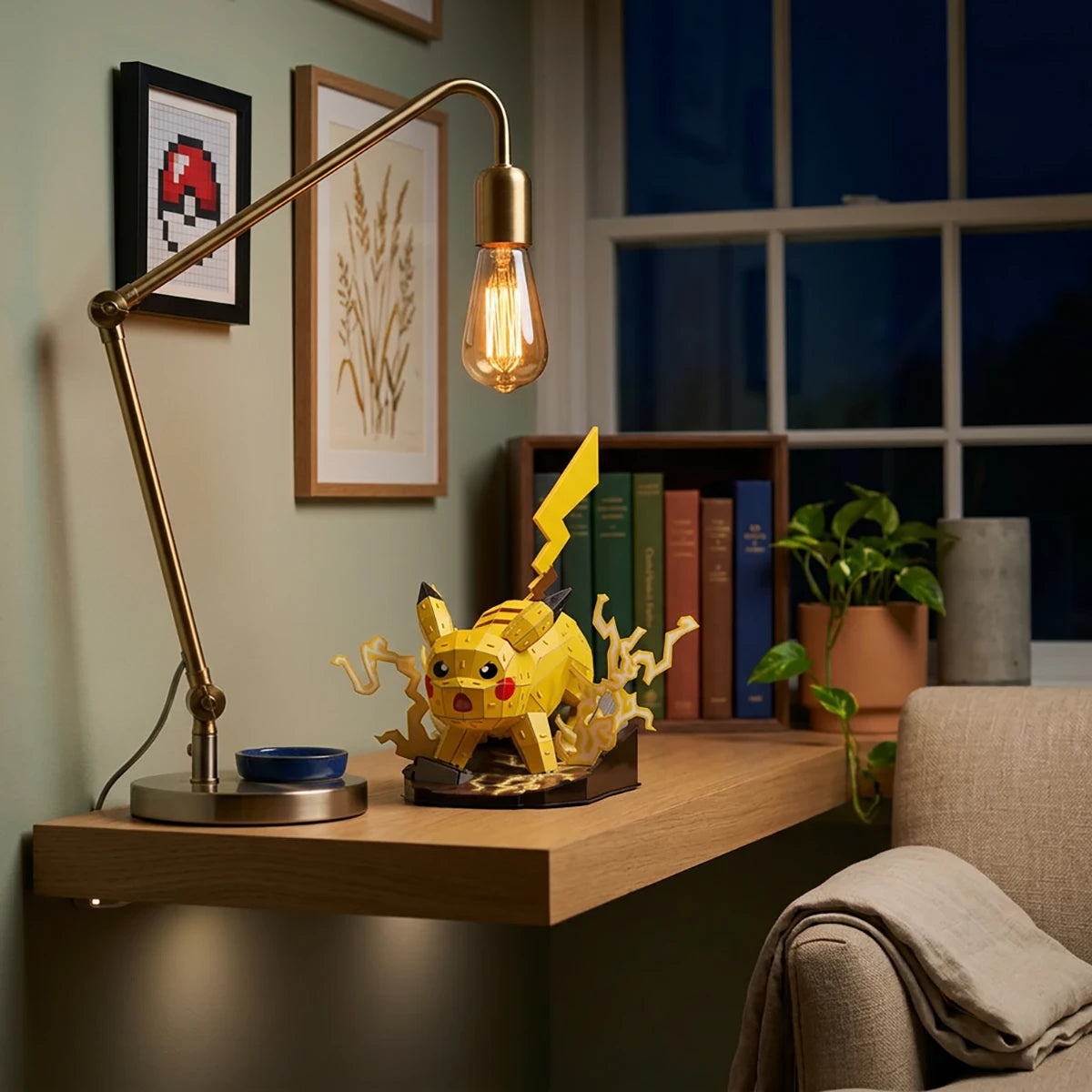 Puzzle 3D Pikachu – Pokémon 4D Build
