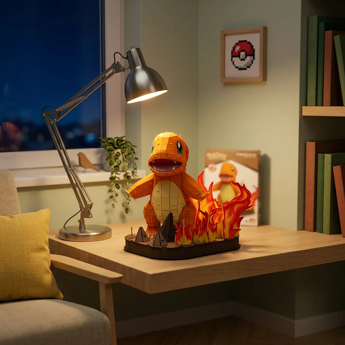 Puzzle 3D Salamèche – Pokémon 4D Build
