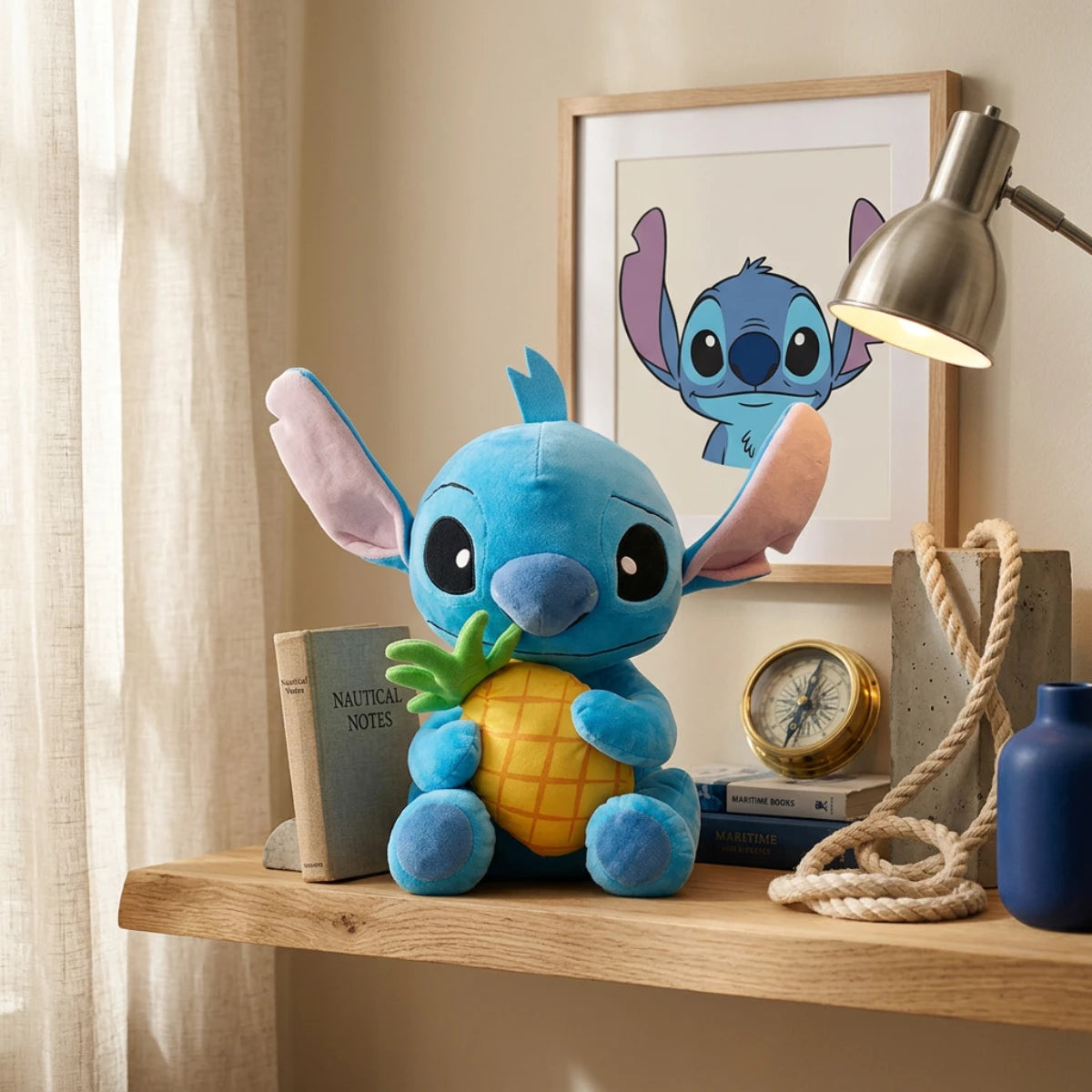 Peluche Stitch avec ananas 45cm – Disney