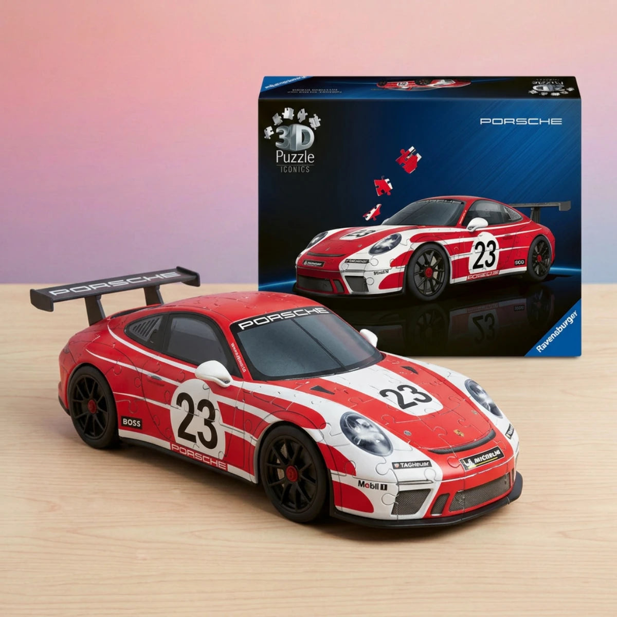Puzzle 3D Porsche 911 GT3 Cup Salzburg 108 pièces