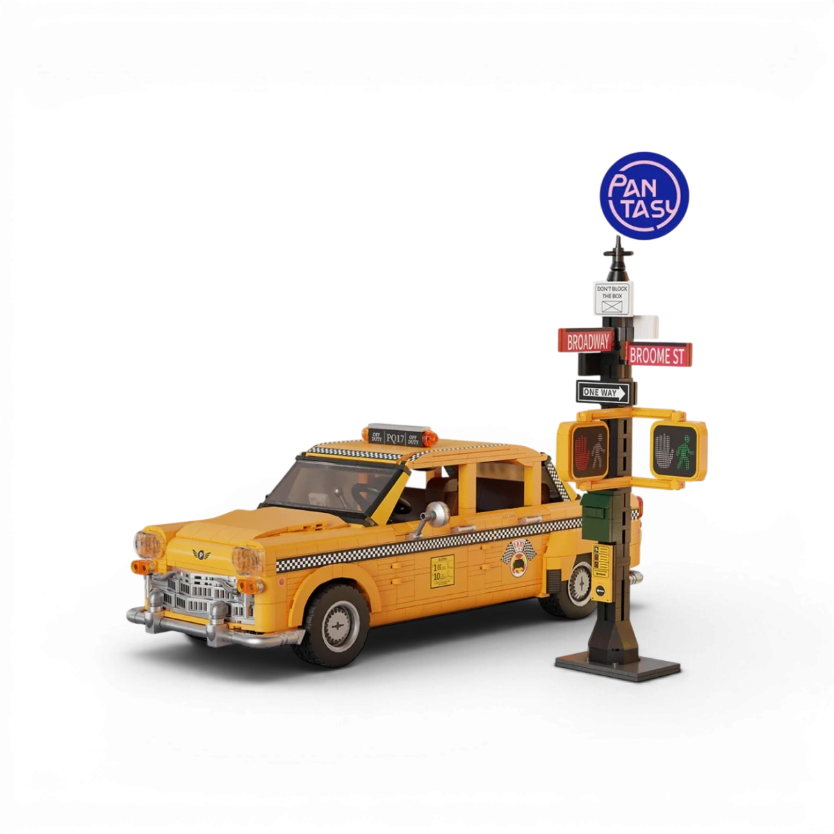 Set à construire Le taxi de New-York 16cm (1601 pièces)