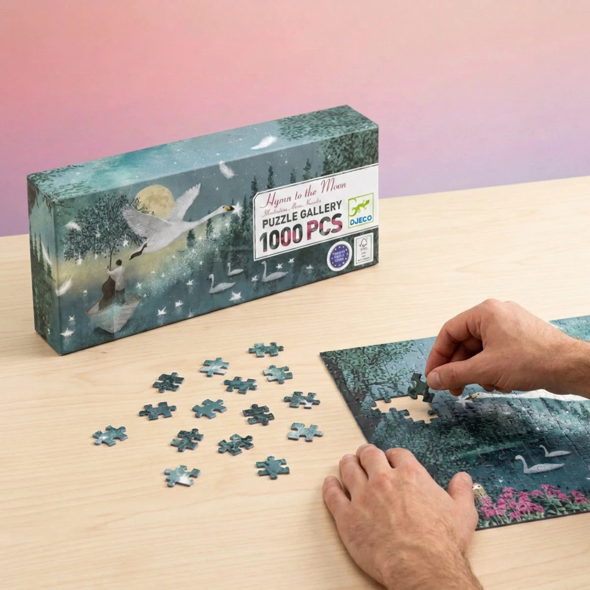Puzzle Hymne à la Lune 1000 pièces – Djeco