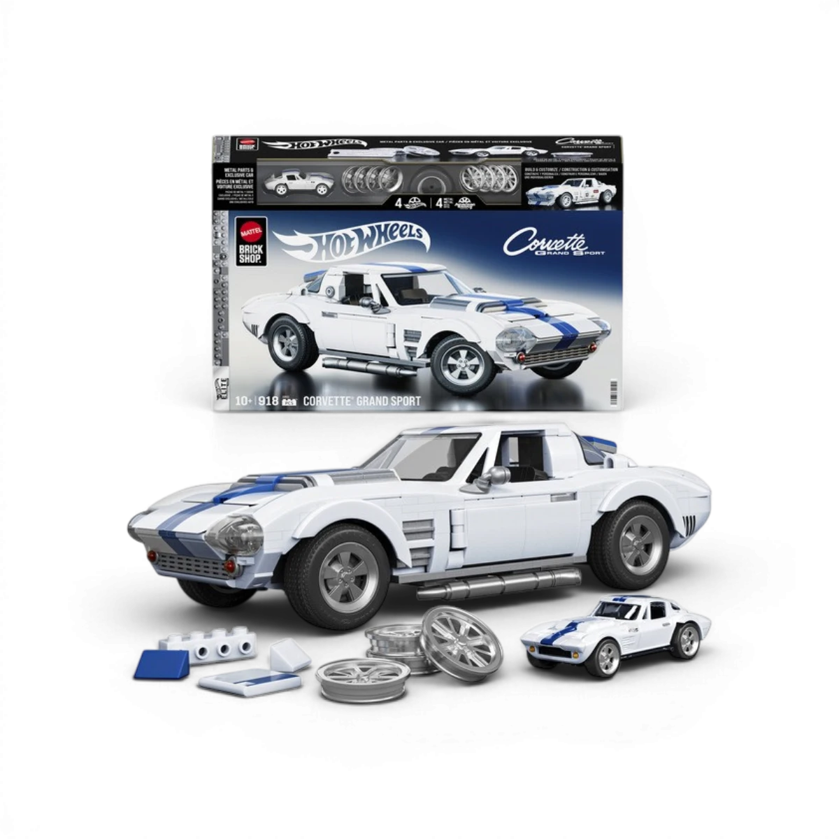 Corvette Grand Sport – Coffret de construction – Mattel Brick Shop