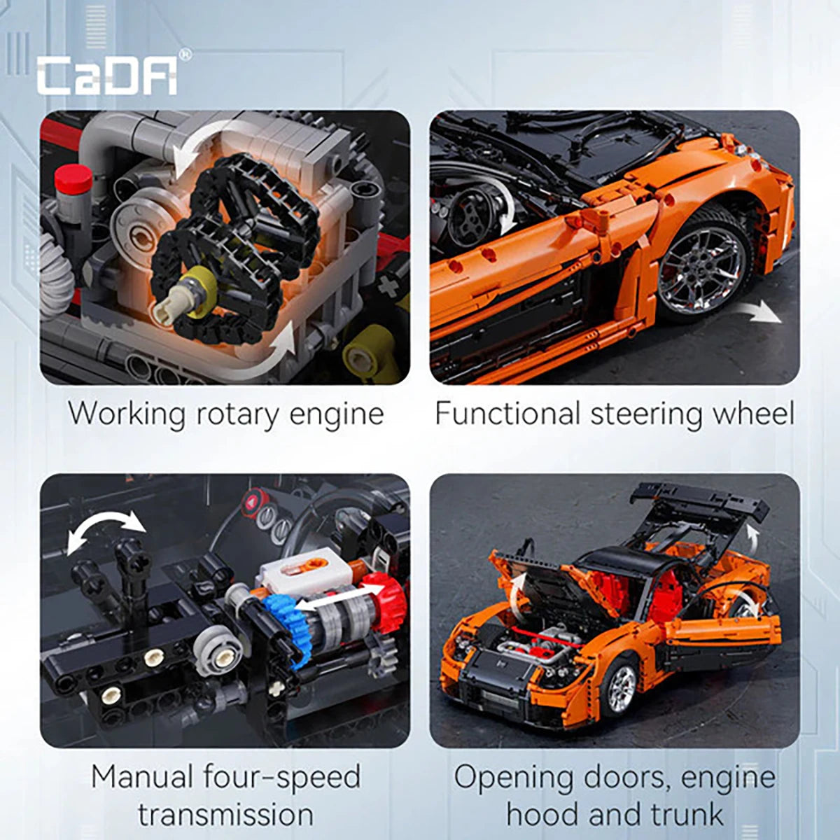 Mazda RX-7 – Set de construction – CaDA