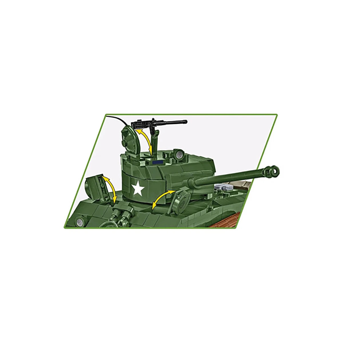 Sherman M4A2E8 (865 pièces) – Set de construction – Cobi