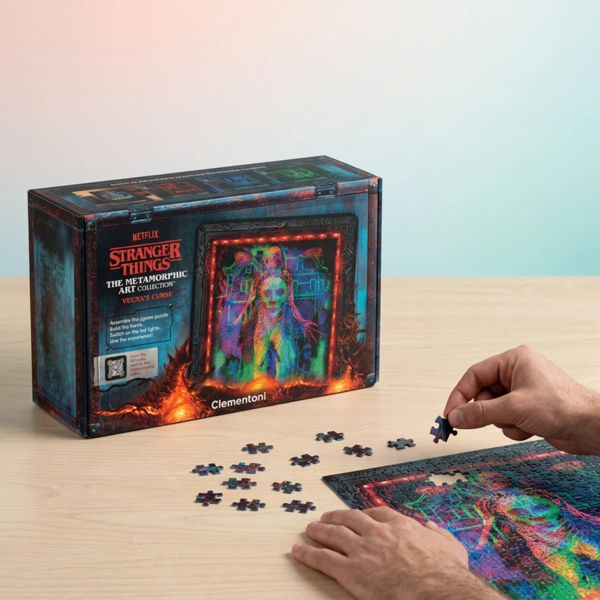 Puzzle cadre lumineux Vecna 520 pièces – Stranger Things