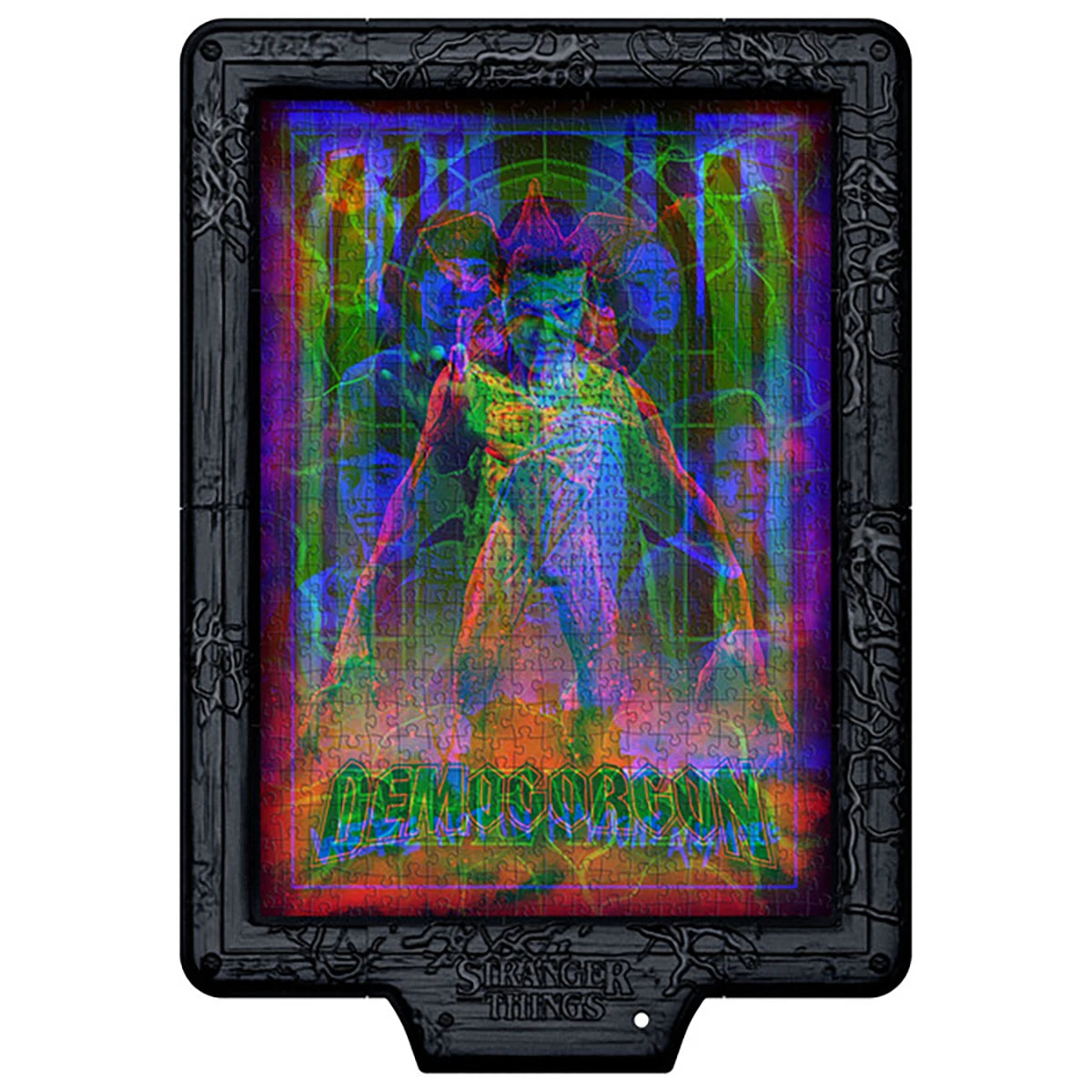 Puzzle cadre lumineux Démogorgon 520 pièces – Stranger Things