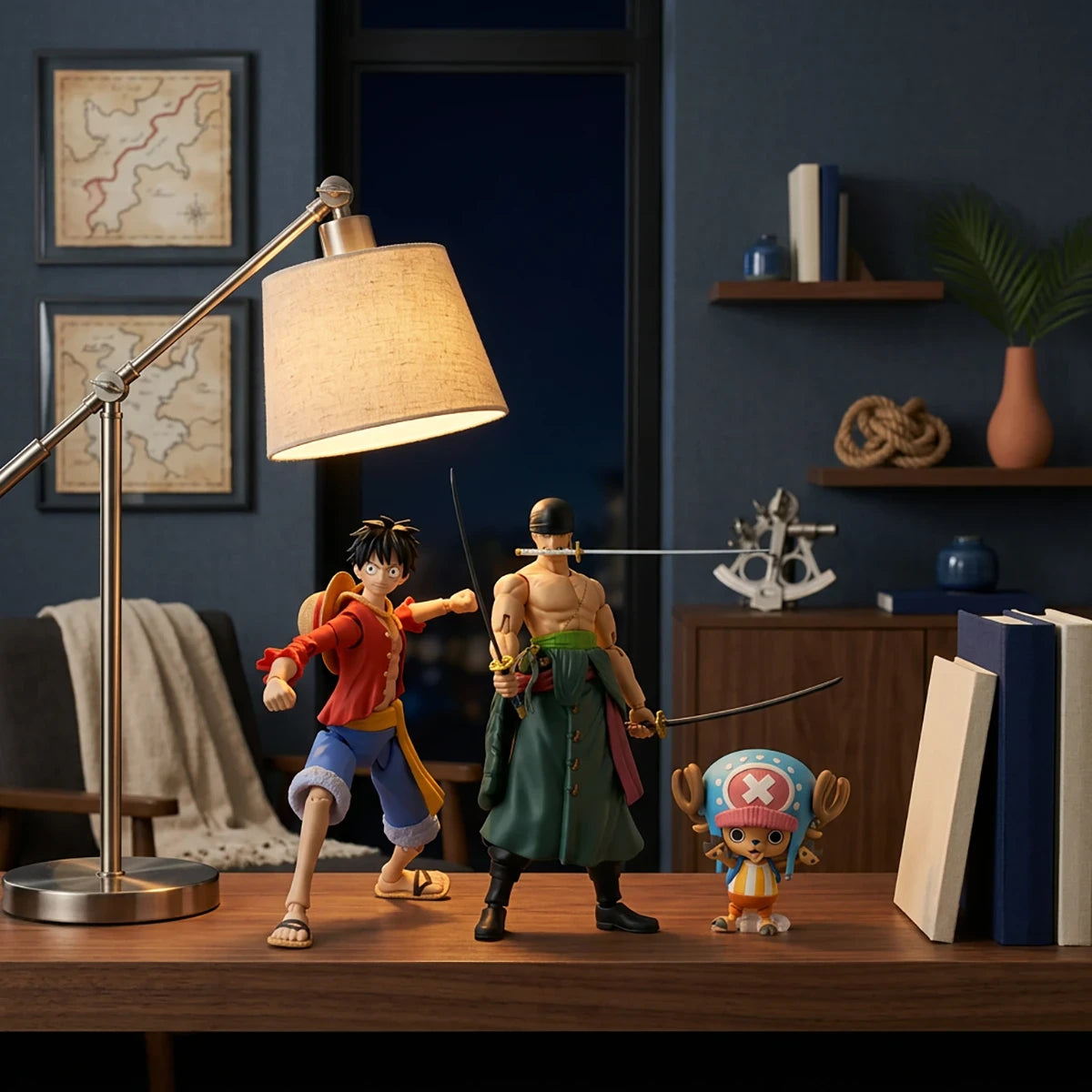 Coffret 3 figurines - One Piece (17 cm)