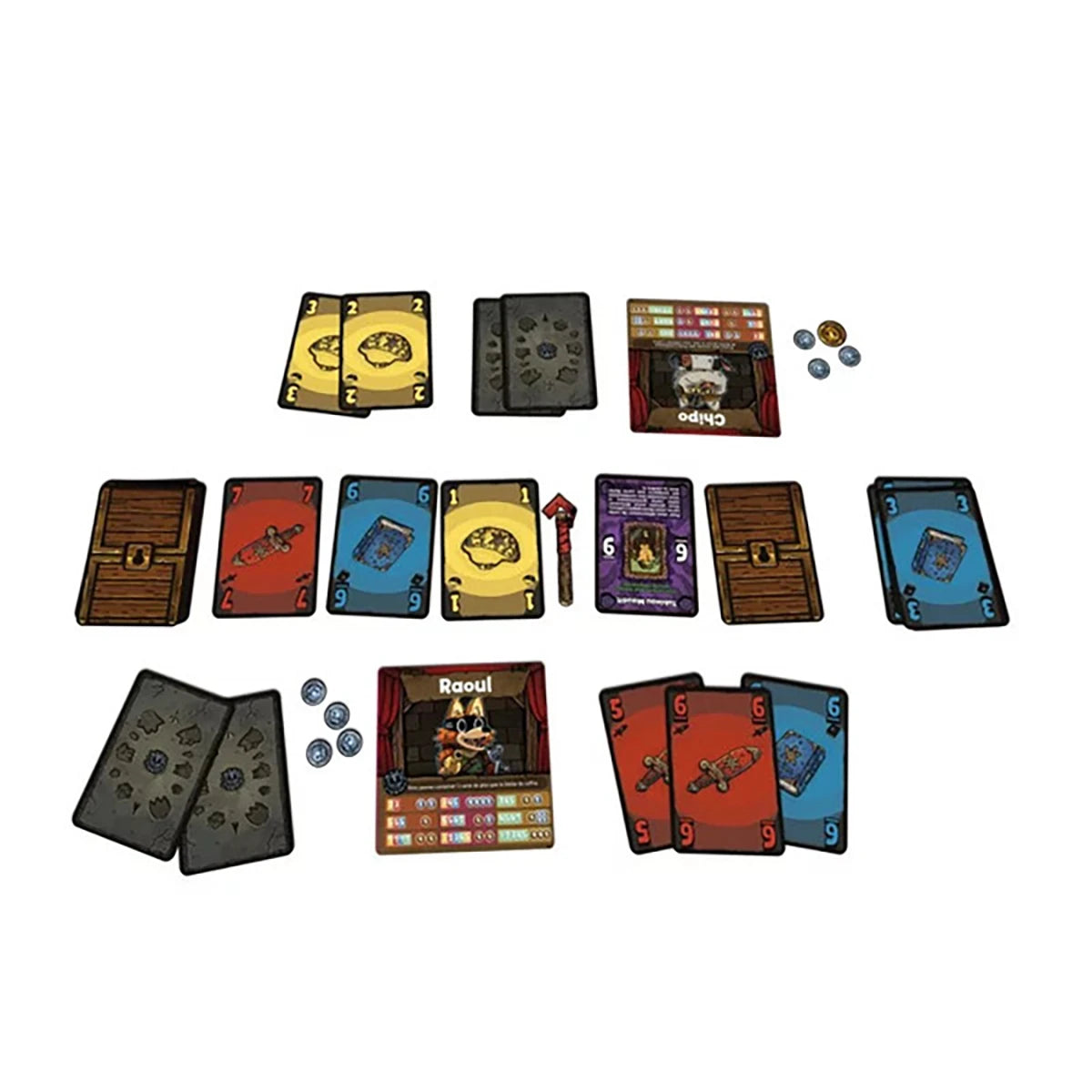 Partage du Butin – Jeu de cartes bluff et duel