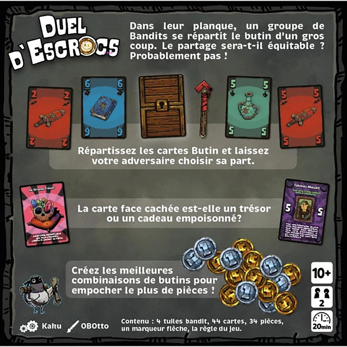 Partage du Butin – Jeu de cartes bluff et duel