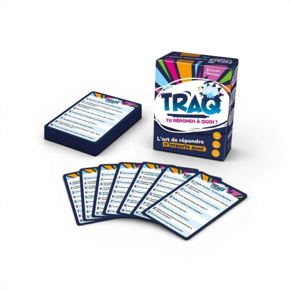 Traq – Jeu d’ambiance bluff et improvisation