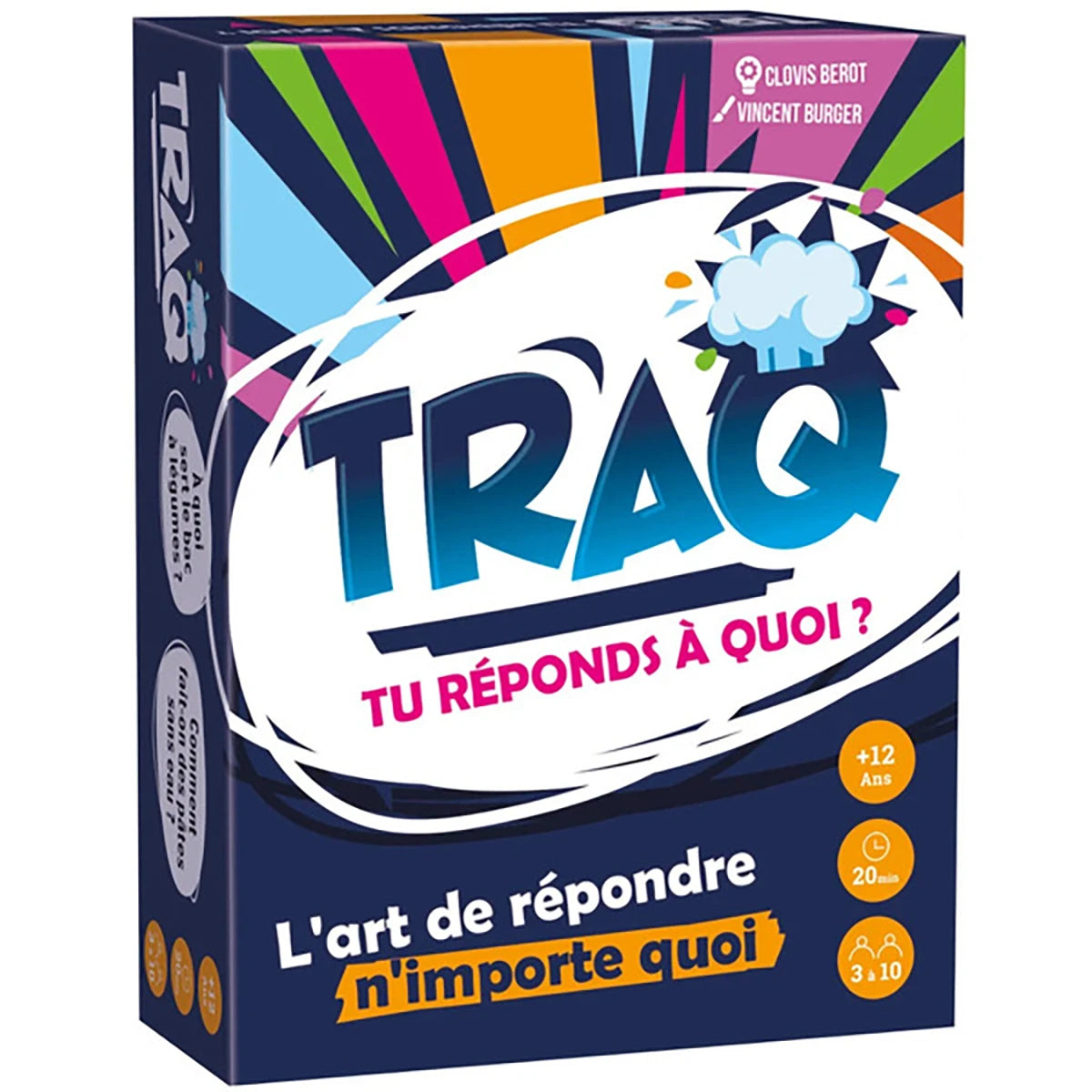 Traq – Jeu d’ambiance bluff et improvisation