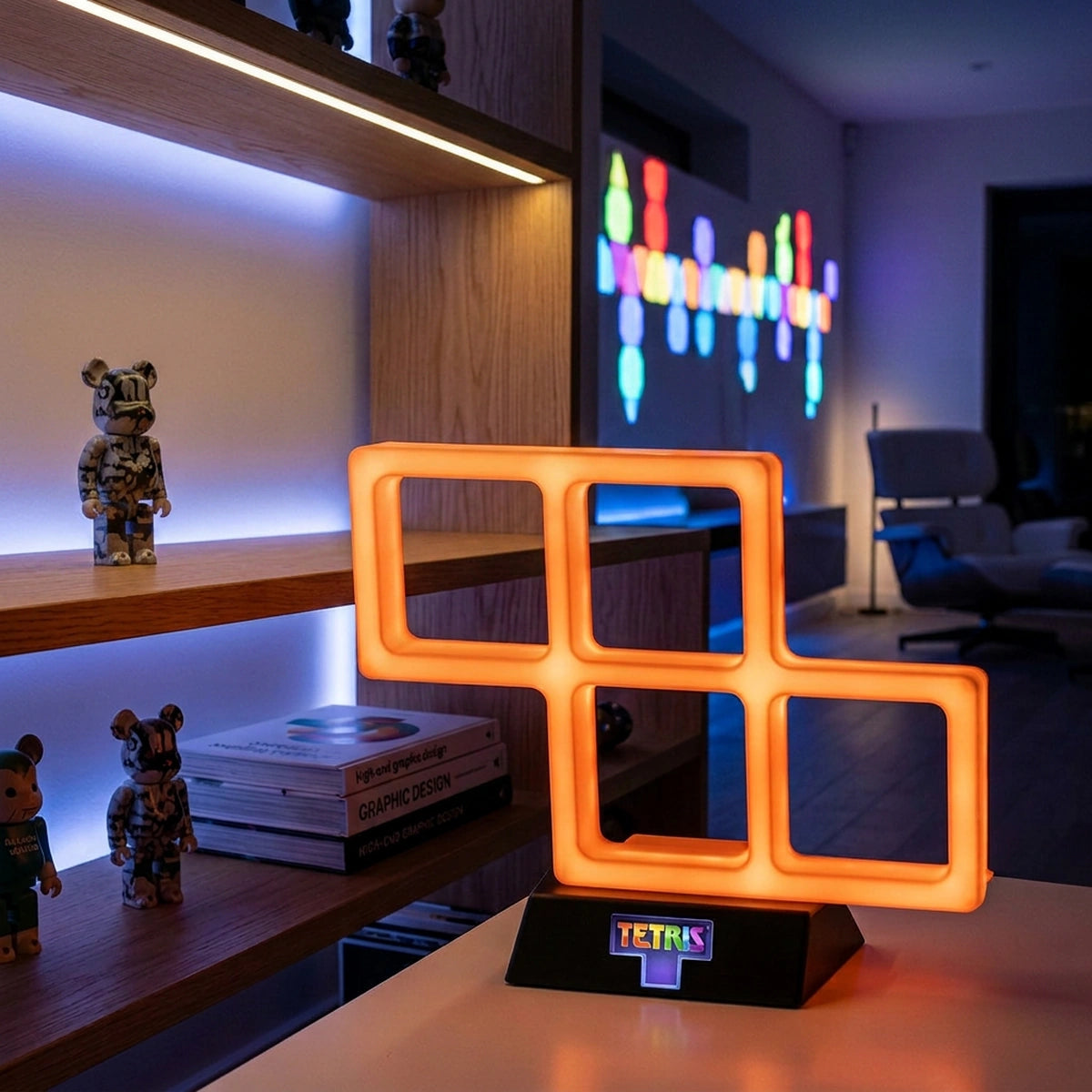 Lampe néon Tetris Z rouge – Tetris